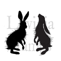 Lavinia - Woodland Hares - Rabbits - Clear Polymer Stamp