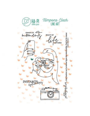 Ha-Pi Little Fox - Clear Stamp Set - A6 - Serious Moments