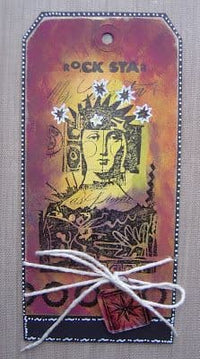 PaperArtsy - Lynne Perrella 05 - Rubber Cling Mounted Stamp Set