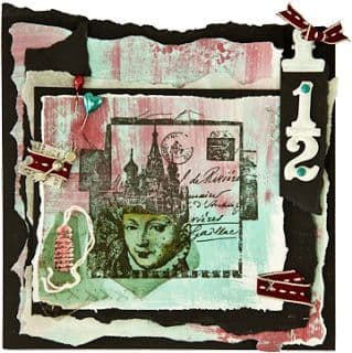 PaperArtsy - Lynne Perrella 13 - Rubber Cling Mounted Stamp Set