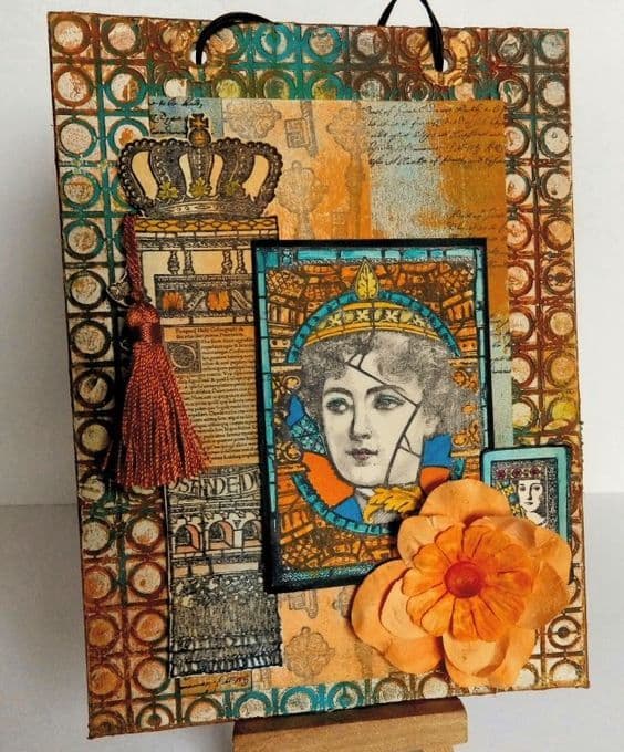 PaperArtsy - Lynne Perrella 32 - Rubber Cling Mounted Stamp Set