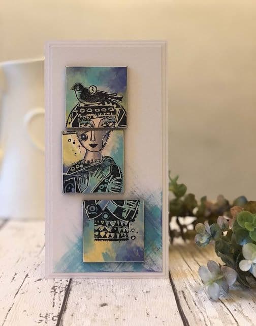 PaperArtsy - Lynne Perrella 49 - Rubber Cling Mounted Stamp Set