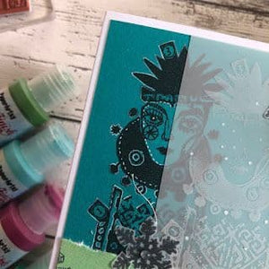 PaperArtsy - Lynne Perrella 53 - Rubber Cling Mounted Stamp Set