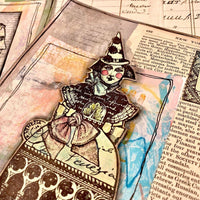 PaperArtsy - Lynne Perrella 59 - Rubber Cling Mounted Stamp Set
