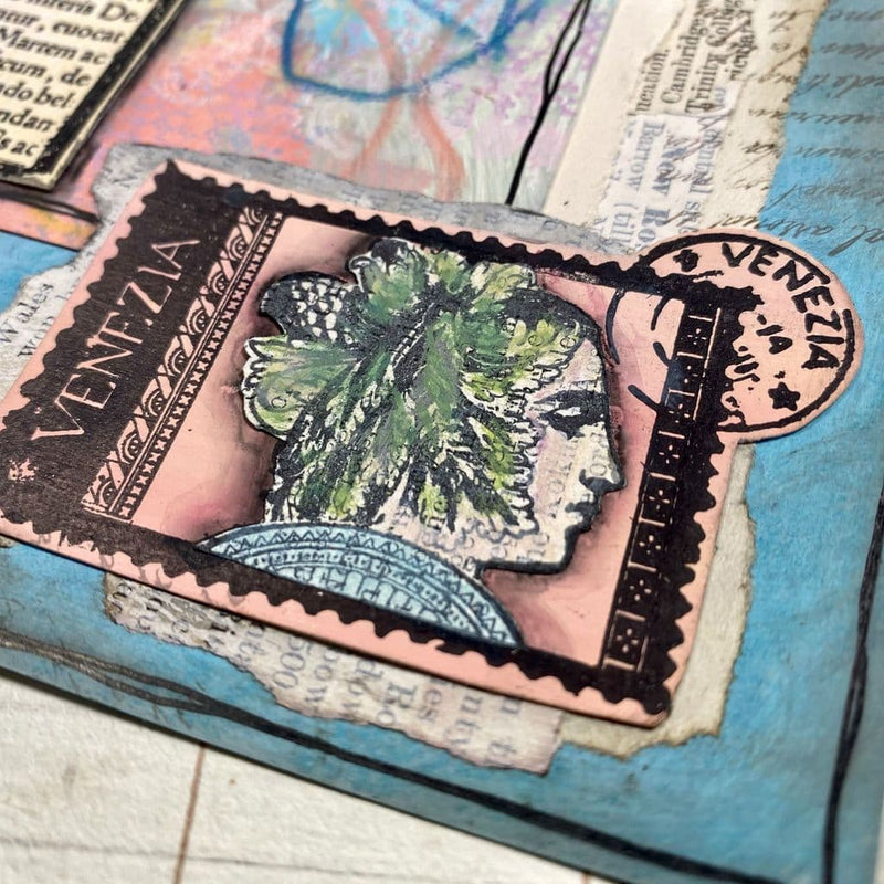 PaperArtsy - Lynne Perrella 60 - Rubber Cling Mounted Stamp Set
