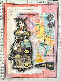 PaperArtsy - Lynne Perrella 61 - Rubber Cling Mounted Stamp Set