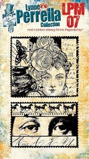 PaperArtsy - Rubber Cling Mounted Stamp - Lynne Perrella - Mini 07