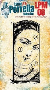 PaperArtsy - Rubber Cling Mounted Stamp - Lynne Perrella - Mini 08