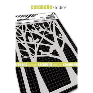 Carabelle Studio - A6 - Stencil Mask - Alexi - Squirrel Trees