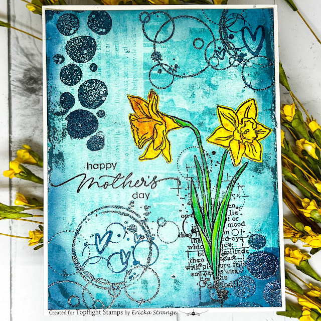 Visible Image - A6 - Clear Polymer Stamp Set - Golden Daffodils (retired)