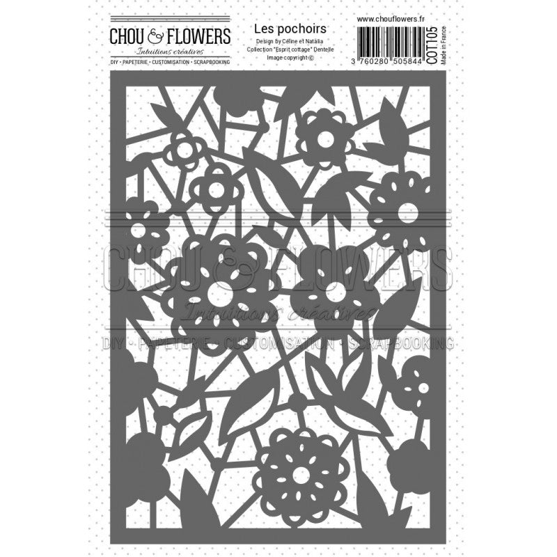 Chou & Flowers - Stencil - Lace