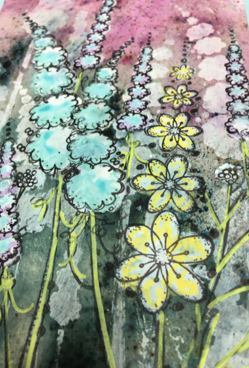 PaperArtsy - Stencil - Kay Carley PS075