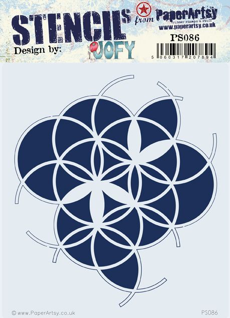 PaperArtsy - Stencil - JOFY PS086 - Stencil & Mask