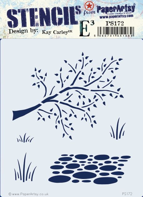 PaperArtsy - Stencil - Kay Carley PS172