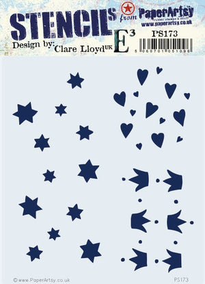 PaperArtsy - Stencil - Clare Lloyd PS173