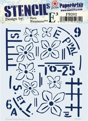 PaperArtsy - Stencil - Sara Naumann PS202