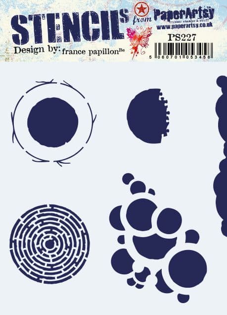 PaperArtsy - Stencil - France Papillon - PS227