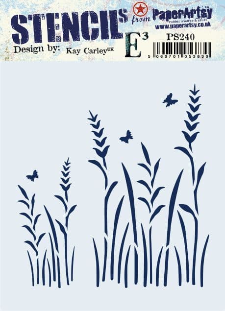 PaperArtsy - Stencil - Kay Carley PS240