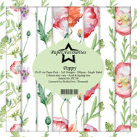 Paper Favourites - Paper Pad - 6 x 6 - Poppy