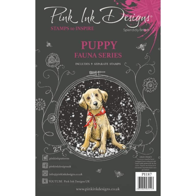 Pink Ink Designs - Clear Photopolymer Stamps - A5 - Puppy