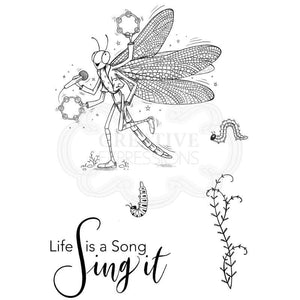 Pink Ink Designs - Clear Photopolymer Stamps - The Singer