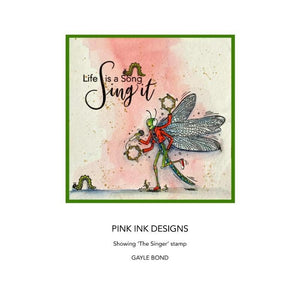 Pink Ink Designs - Clear Photopolymer Stamps - The Singer