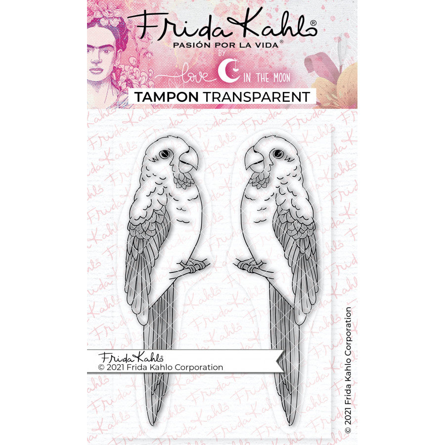 Frida Kahlo - Clear Stamp - Pretty Parrots