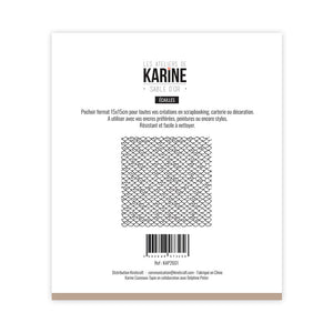 Les Ateliers De Karine - 6 x 6 Stencil - Scales