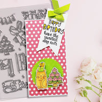 Polkadoodles - Clear Polymer Stamp Set - A6 - Sweet Birthday