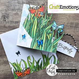 Craft Emotions - A6 - Clear Polymer Stamps - Carla Creaties - Bugs 6