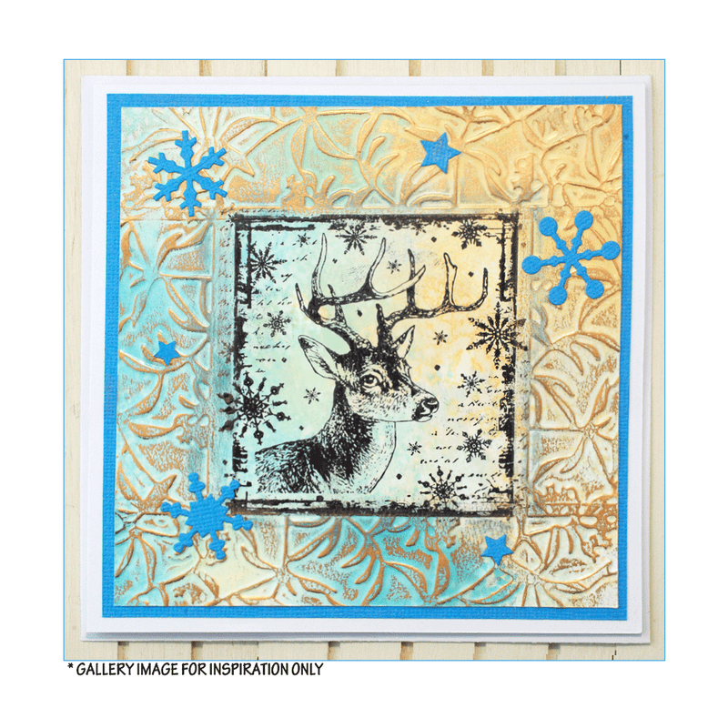 Rubber Stamp - Holiday Shapes - Snowflake 1 — Modern Maker Stamps
