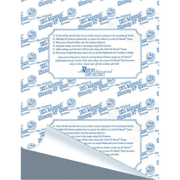 Crafter's Companion EZMount Static Cling Mounting Foam Sheet, 8.5x11