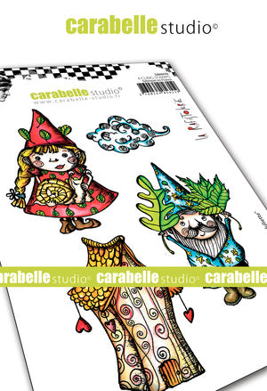 Carabelle Studio - Rubber Cling Stamp Set A6 - Renaud and Juliette - La Rafistolerie