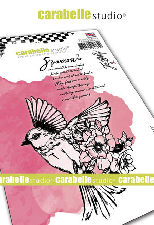 Carabelle Studio - Rubber Cling Stamp A6 - Field Bird 3 - Jen Bishop