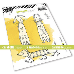 Carabelle Studio - A6 - Rubber Cling Stamp Set - Kate Crane - Good Boy