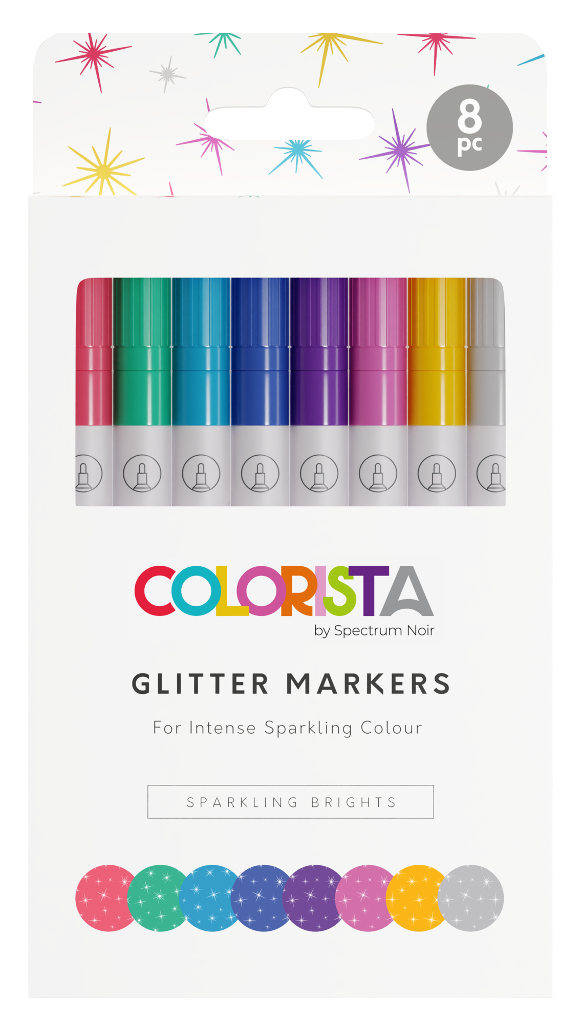 Colorista - Fine-Line Pen - Vivid Expressions 8pc -Crafter's