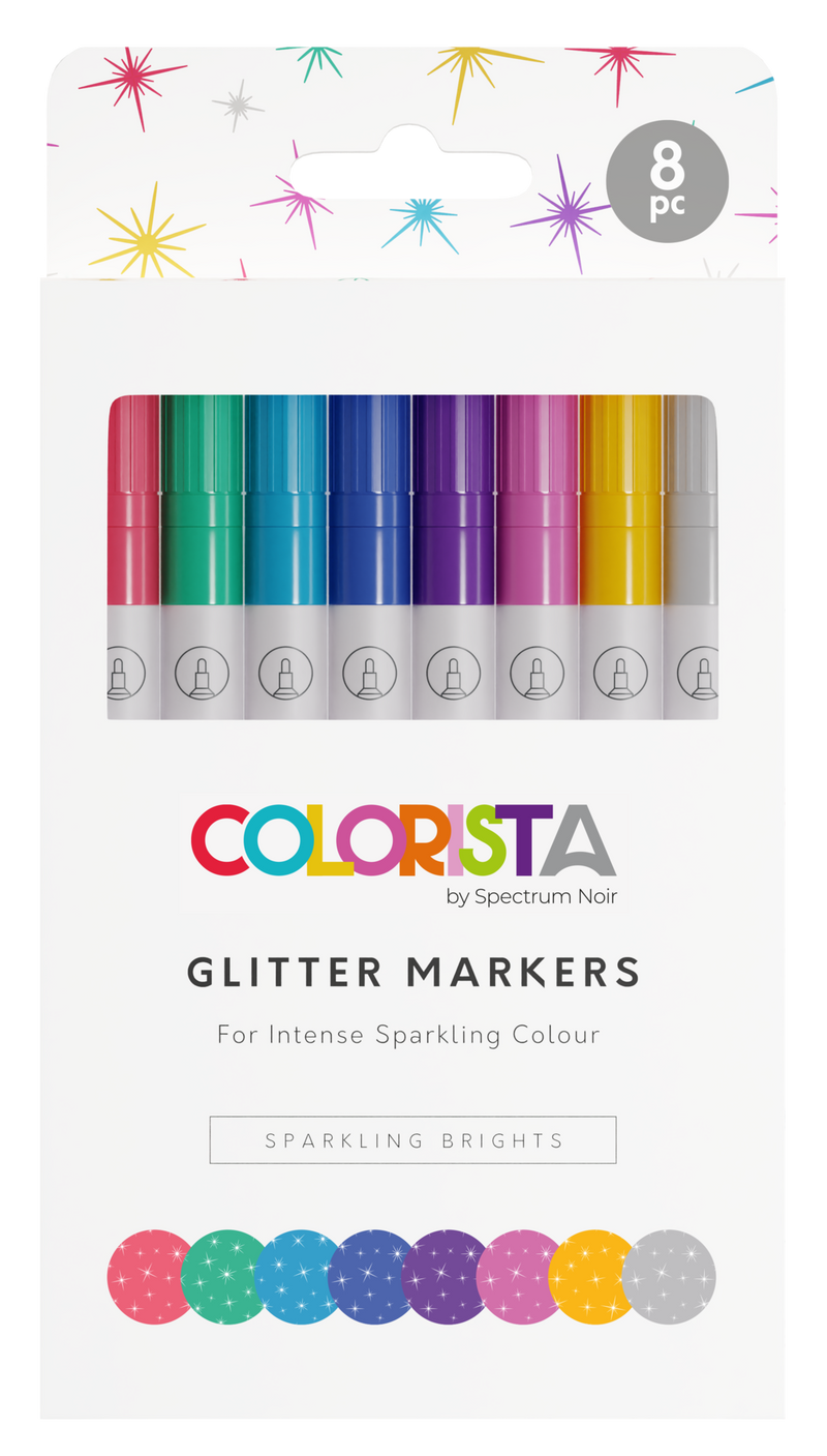 Spectrum Noir - Colorista - Glitter Markers - Sparkling Brights