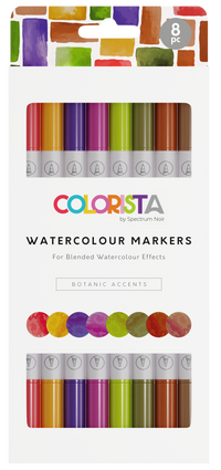 Spectrum Noir - Colorista - Watercolor Markers - Botanic Accents
