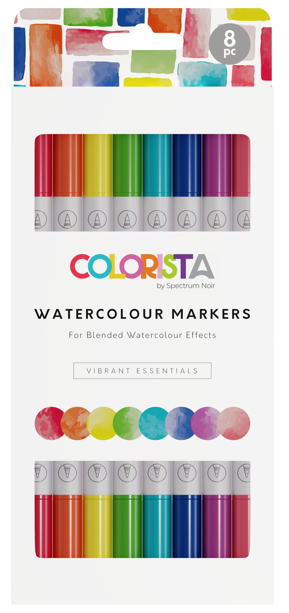 Spectrum Noir - Colorista - Watercolor Markers - Vibrant Essentials