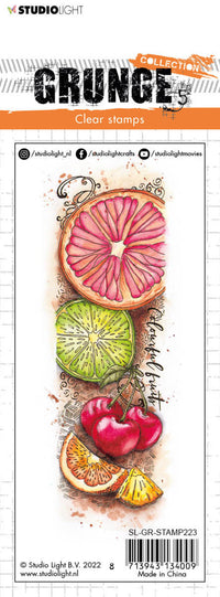 Studio Light - Grunge - Clear Stamp Set - Colorful Fruit