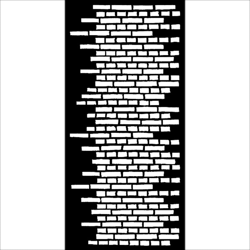 Stamperia - Thick Stencil - Lady Vagabond Lifestyle - Brick Wall