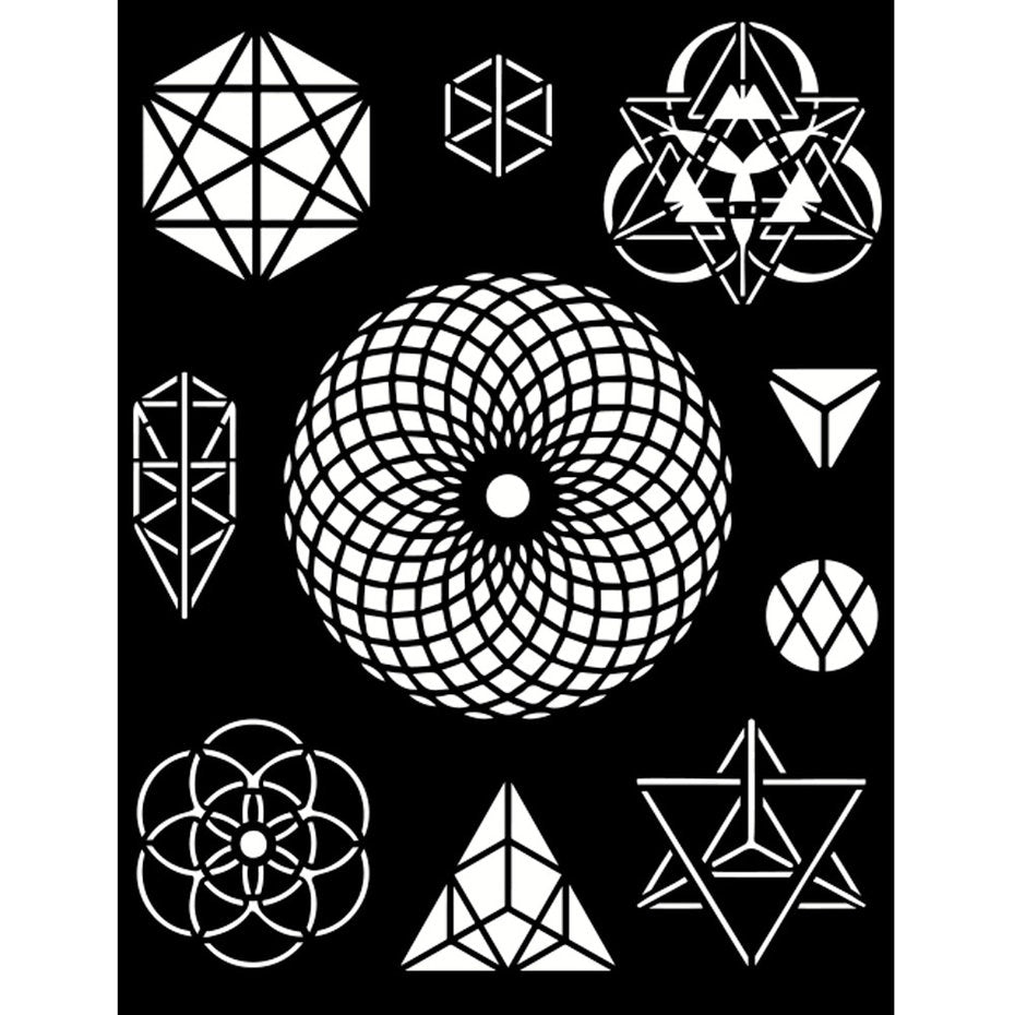 Stamperia - Thick Stencil -Cosmos Infinity - Symbols