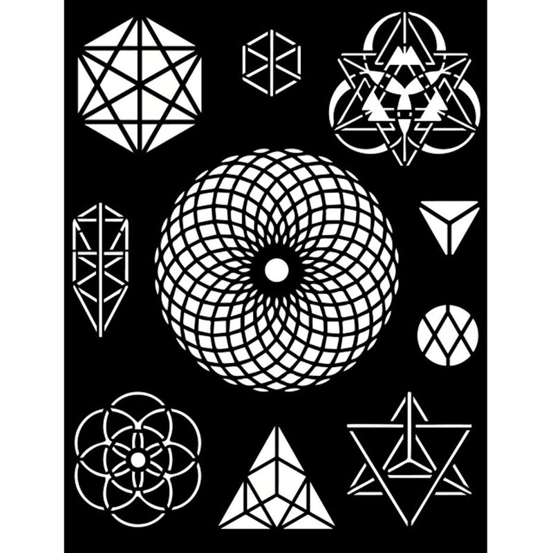 Stamperia - Thick Stencil -Cosmos Infinity - Symbols