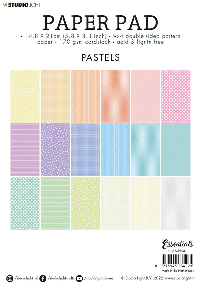 Studio Light - Essentials - Paper Pad - Pastels