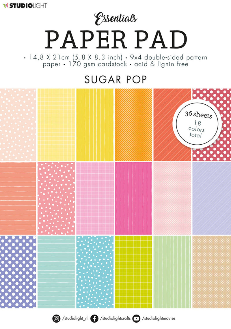 Studio Light - Essentials - Paper Pad - Sugar Pop