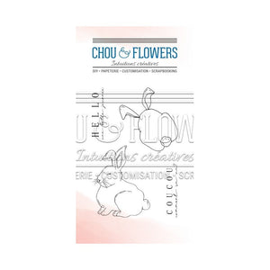 Chou & Flowers - Clear Stamps - Hello Bunnies