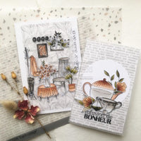 Chou & Flowers - Clear Stamps - Cottage Home
