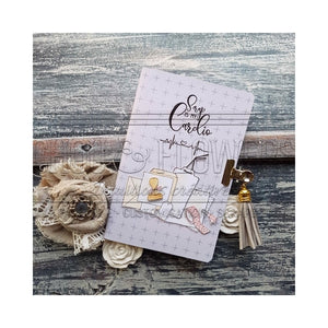 Chou & Flowers - Clear Stamps - Scrap 1