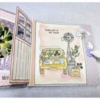Chou & Flowers - Clear Stamps - Pickup Truck