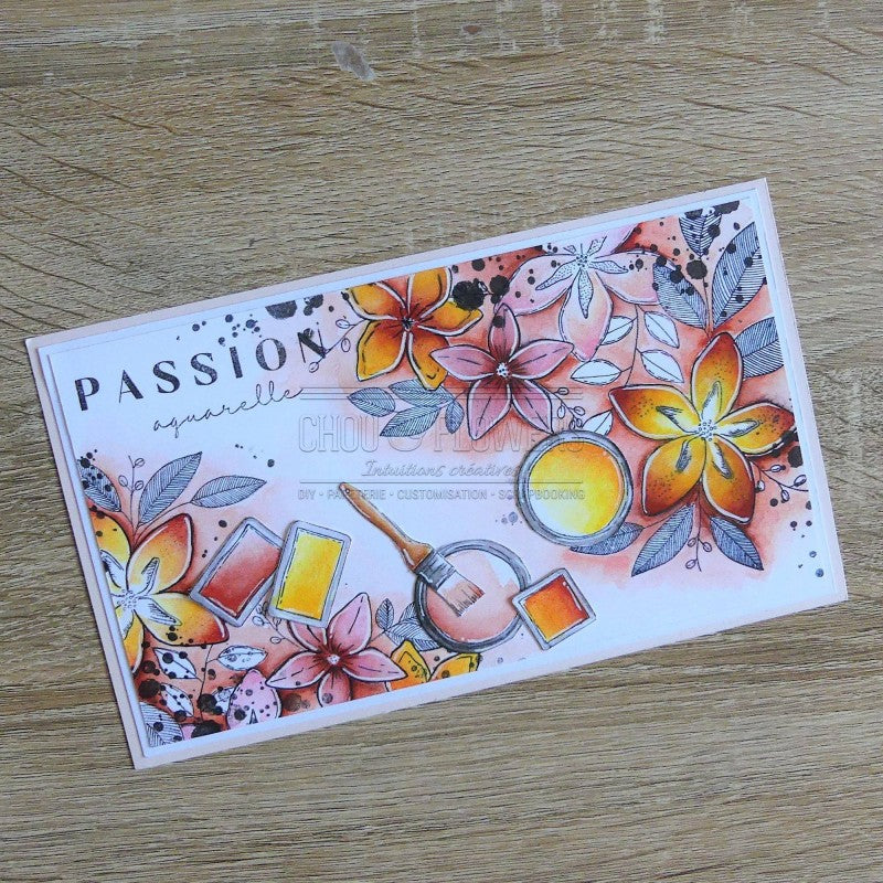 Chou & Flowers - Clear Stamps - My Colors